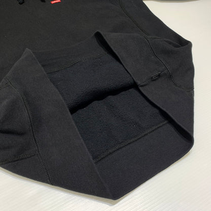 【中古品】【メンズ】 Supreme シュプリーム SMALL BOX LOGO HOODED SWEATSHIRT スモールボックス ロゴ フーディ スウェットシャツ トップス プルオーバーパーカー 149-260920-ko-05-teih サイズ：M カラー：ブラック 万代Net店