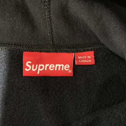 【中古品】【メンズ】 Supreme シュプリーム SMALL BOX LOGO HOODED SWEATSHIRT スモールボックス ロゴ フーディ スウェットシャツ トップス プルオーバーパーカー 149-260920-ko-05-teih サイズ：M カラー：ブラック 万代Net店