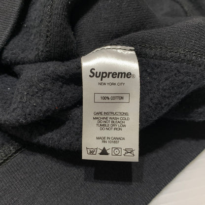 【中古品】【メンズ】 Supreme シュプリーム SMALL BOX LOGO HOODED SWEATSHIRT スモールボックス ロゴ フーディ スウェットシャツ トップス プルオーバーパーカー 149-260920-ko-05-teih サイズ：M カラー：ブラック 万代Net店