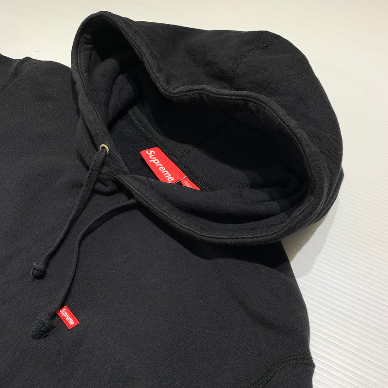 【中古品】【メンズ】 Supreme シュプリーム SMALL BOX LOGO HOODED SWEATSHIRT スモールボックス ロゴ フーディ スウェットシャツ トップス プルオーバーパーカー 149-260920-ko-05-teih サイズ：M カラー：ブラック 万代Net店