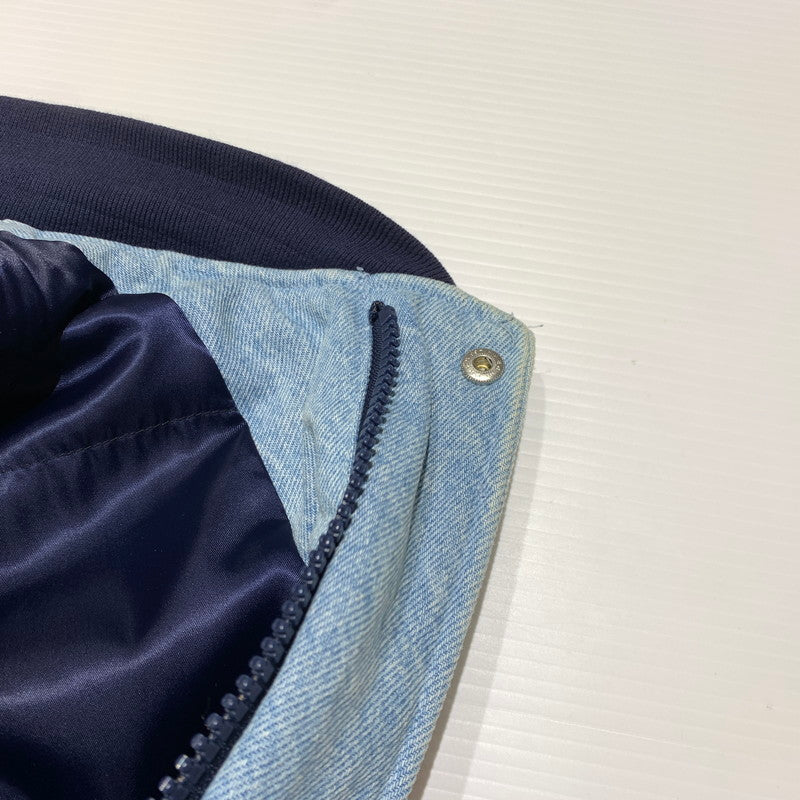 【中古品】【メンズ】 Supreme シュプリーム × NIKE ナイキ × NBA TEAMS 別注 コラボ WARM-UP JACKET BLUE AO3632-440 ウォームアップ ジャケット アウター スタジャン 149-260920-ko-12-teih サイズ：M カラー：インディゴ 万代Net店