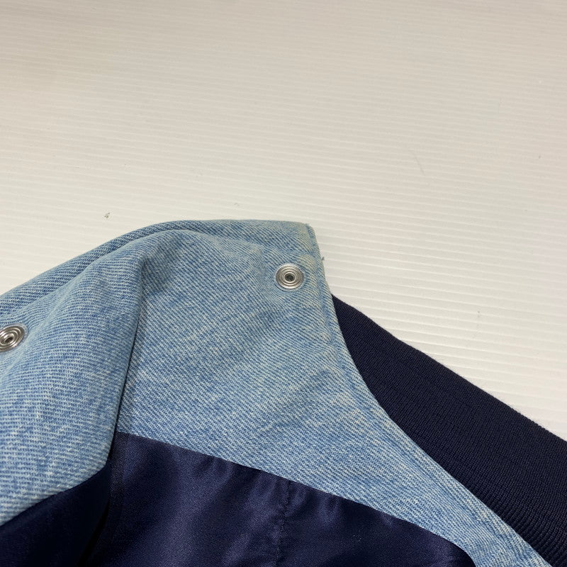 【中古品】【メンズ】 Supreme シュプリーム × NIKE ナイキ × NBA TEAMS 別注 コラボ WARM-UP JACKET BLUE AO3632-440 ウォームアップ ジャケット アウター スタジャン 149-260920-ko-12-teih サイズ：M カラー：インディゴ 万代Net店