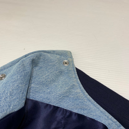 【中古品】【メンズ】 Supreme シュプリーム × NIKE ナイキ × NBA TEAMS 別注 コラボ WARM-UP JACKET BLUE AO3632-440 ウォームアップ ジャケット アウター スタジャン 149-260920-ko-12-teih サイズ：M カラー：インディゴ 万代Net店