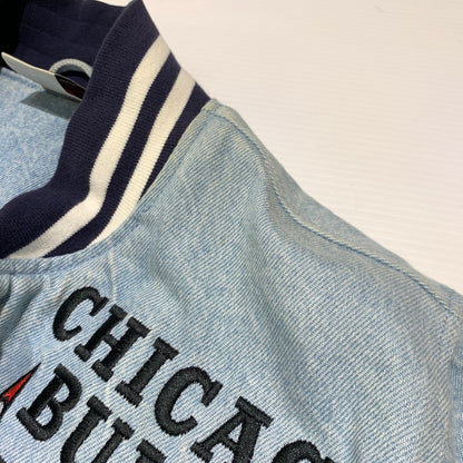 【中古品】【メンズ】 Supreme シュプリーム × NIKE ナイキ × NBA TEAMS 別注 コラボ WARM-UP JACKET BLUE AO3632-440 ウォームアップ ジャケット アウター スタジャン 149-260920-ko-12-teih サイズ：M カラー：インディゴ 万代Net店