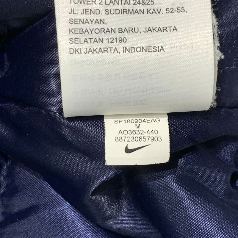 【中古品】【メンズ】 Supreme シュプリーム × NIKE ナイキ × NBA TEAMS 別注 コラボ WARM-UP JACKET BLUE AO3632-440 ウォームアップ ジャケット アウター スタジャン 149-260920-ko-12-teih サイズ：M カラー：インディゴ 万代Net店