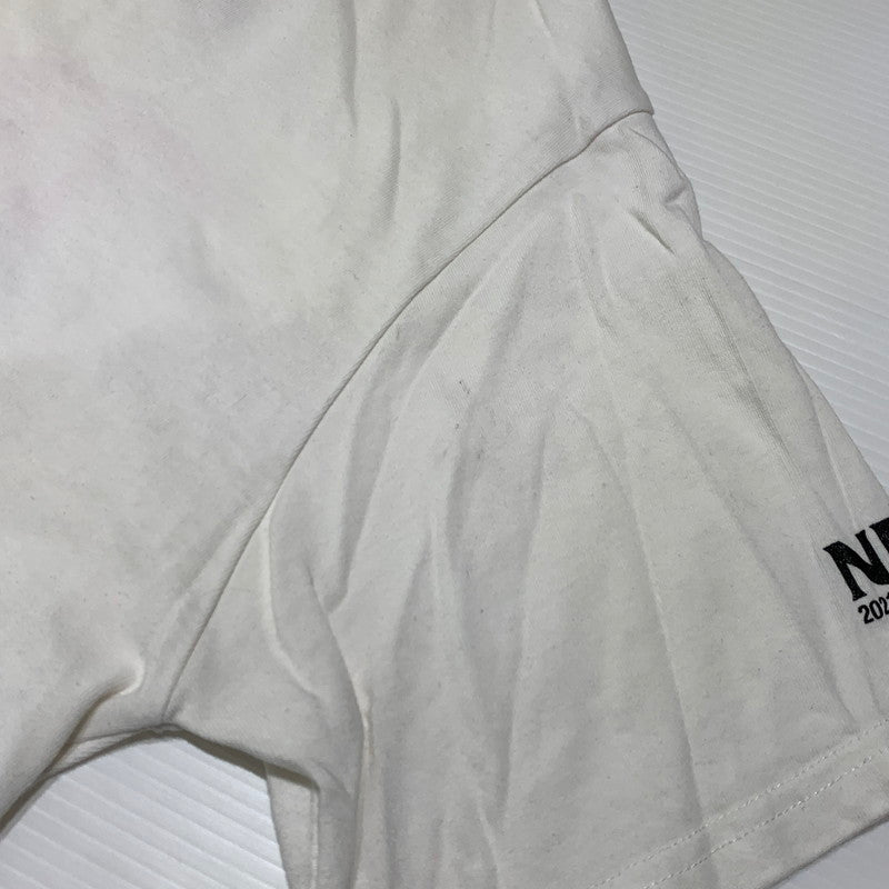 【中古品】【メンズ】 NEIGHBORHOOD ネイバーフッド × B'z ビーズ 稲葉浩志 別注 コラボ S/S TEE ショートスリーブ Tシャツ 半袖 トップス 142-260920-ko-02-teih サイズ：XL カラー：ホワイト 万代Net店