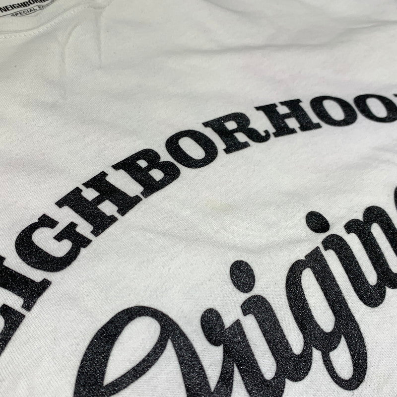 【中古品】【メンズ】 NEIGHBORHOOD ネイバーフッド × B'z ビーズ 稲葉浩志 別注 コラボ S/S TEE ショートスリーブ Tシャツ 半袖 トップス 142-260920-ko-02-teih サイズ：XL カラー：ホワイト 万代Net店