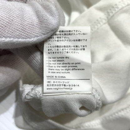 【中古品】【メンズ】 NEIGHBORHOOD ネイバーフッド × B'z ビーズ 稲葉浩志 別注 コラボ S/S TEE ショートスリーブ Tシャツ 半袖 トップス 142-260920-ko-02-teih サイズ：XL カラー：ホワイト 万代Net店