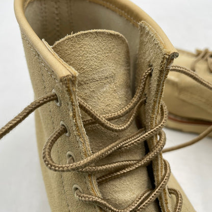 【中古品】【レディース】 RED WING レッドウィング 6-INCH CLASSIC MOC 3328 6インチ クラシック モック ブーツ 靴 167-260924-yo-09-teih サイズ：25cm カラー：ベージュ 万代Net店