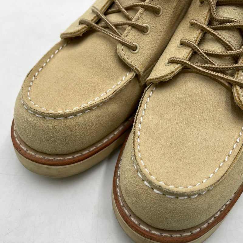 【中古品】【レディース】 RED WING レッドウィング 6-INCH CLASSIC MOC 3328 6インチ クラシック モック ブーツ 靴 167-260924-yo-09-teih サイズ：25cm カラー：ベージュ 万代Net店