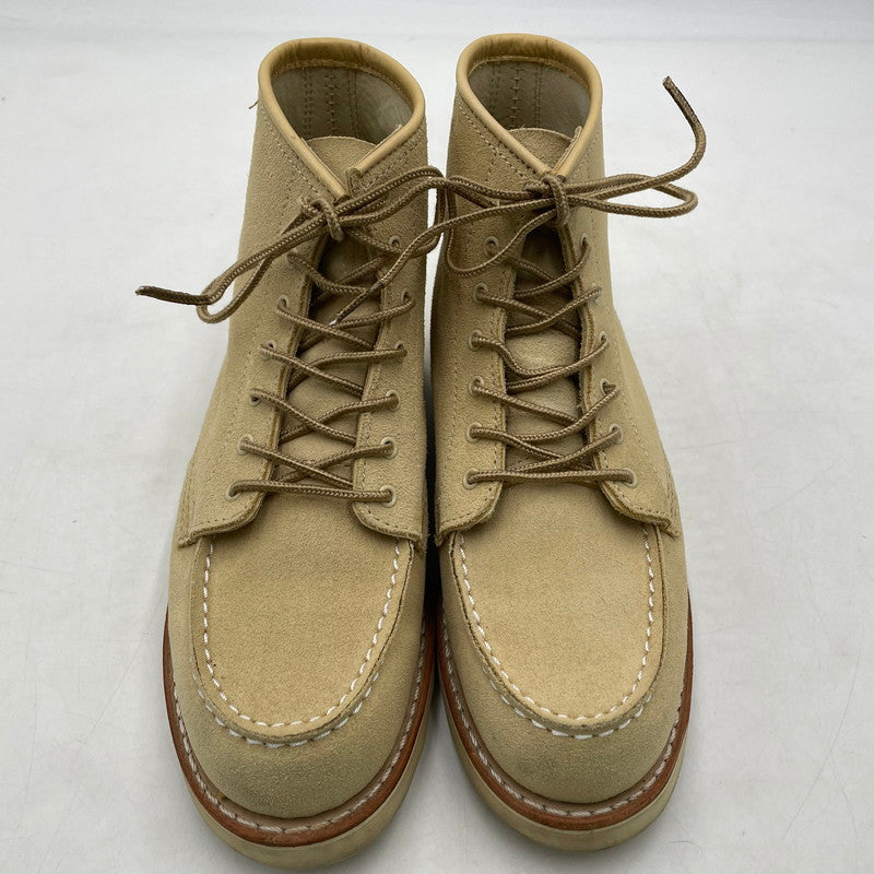【中古品】【レディース】 RED WING レッドウィング 6-INCH CLASSIC MOC 3328 6インチ クラシック モック ブーツ 靴 167-260924-yo-09-teih サイズ：25cm カラー：ベージュ 万代Net店