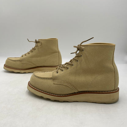 【中古品】【レディース】 RED WING レッドウィング 6-INCH CLASSIC MOC 3328 6インチ クラシック モック ブーツ 靴 167-260924-yo-09-teih サイズ：25cm カラー：ベージュ 万代Net店