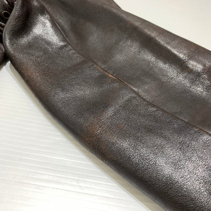 【現状渡し品】【メンズ】 Schott ショット FLIGHT LEATHER JACKET 184SM フライト レザー ジャケット アウター A-2 G-1 145-260920-ko-13-teih サイズ：40 カラー：ブラウン 万代Net店