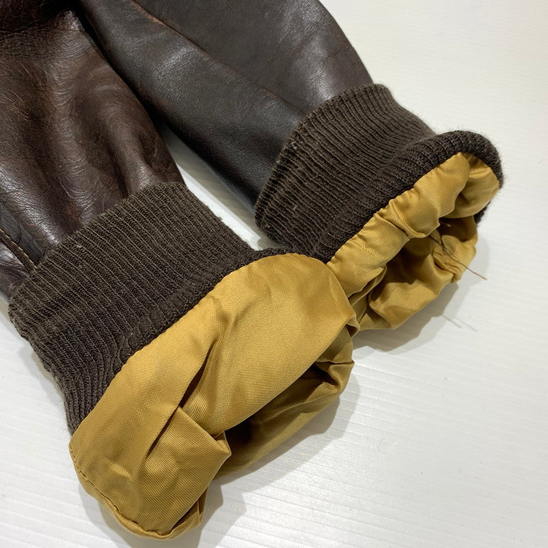 【現状渡し品】【メンズ】 Schott ショット FLIGHT LEATHER JACKET 184SM フライト レザー ジャケット アウター A-2 G-1 145-260920-ko-13-teih サイズ：40 カラー：ブラウン 万代Net店
