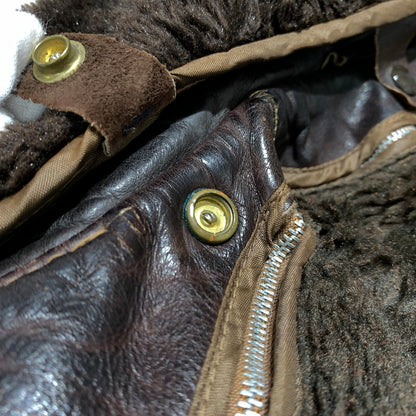 【現状渡し品】【メンズ】 Schott ショット FLIGHT LEATHER JACKET 184SM フライト レザー ジャケット アウター A-2 G-1 145-260920-ko-13-teih サイズ：40 カラー：ブラウン 万代Net店
