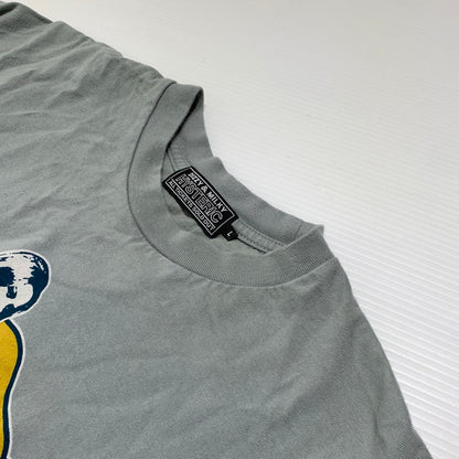 【中古品】【メンズ】 HYSTERIC GLAMOUR ヒステリックグラマー GIRLS TAKE OVER TEE 02251CT12 ガール テイク オーバー Tシャツ 半袖 トップス 140-260920-ko-03-teih サイズ：L カラー：グレー 万代Net店