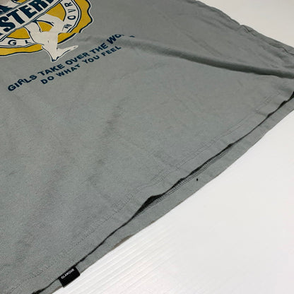 【中古品】【メンズ】 HYSTERIC GLAMOUR ヒステリックグラマー GIRLS TAKE OVER TEE 02251CT12 ガール テイク オーバー Tシャツ 半袖 トップス 140-260920-ko-03-teih サイズ：L カラー：グレー 万代Net店