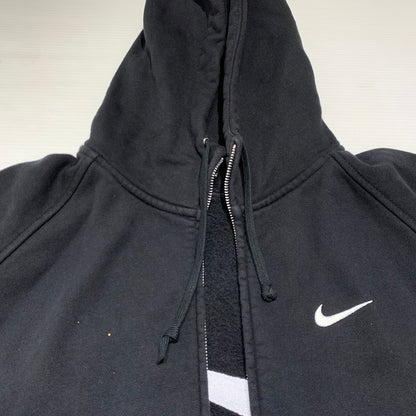 【中古品】【メンズ】 Supreme シュプリーム × NIKE ナイキ 別注 コラボ ZIP UP HOODED SWEATSHIRT HF9633-010 ジップアップ フーディ スウェットシャツ トップス ジップアップパーカー 149-260920-ko-07-teih サイズ：M カラー：ブラック 万代Net店