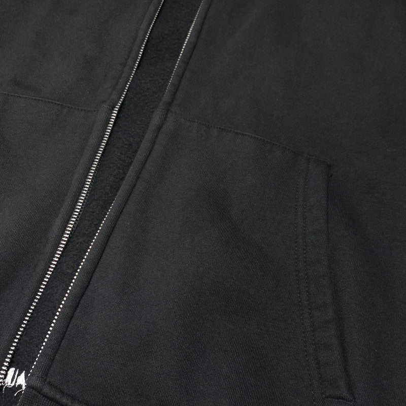 【中古品】【メンズ】 Supreme シュプリーム × NIKE ナイキ 別注 コラボ ZIP UP HOODED SWEATSHIRT HF9633-010 ジップアップ フーディ スウェットシャツ トップス ジップアップパーカー 149-260920-ko-07-teih サイズ：M カラー：ブラック 万代Net店