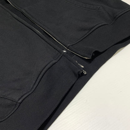 【中古品】【メンズ】 Supreme シュプリーム × NIKE ナイキ 別注 コラボ ZIP UP HOODED SWEATSHIRT HF9633-010 ジップアップ フーディ スウェットシャツ トップス ジップアップパーカー 149-260920-ko-07-teih サイズ：M カラー：ブラック 万代Net店
