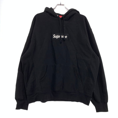 【中古品】【メンズ】 Supreme シュプリーム BOX LOGO HOODED SWEATSHIRT ボックス ロゴ フーディ スウェットシャツ トップス プルオーバーパーカー 149-260920-ko-08-teih サイズ：L カラー：ブラック 万代Net店