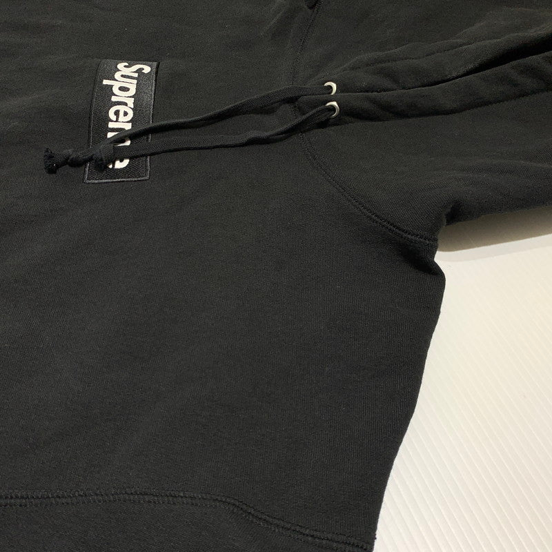 【中古品】【メンズ】 Supreme シュプリーム BOX LOGO HOODED SWEATSHIRT ボックス ロゴ フーディ スウェットシャツ トップス プルオーバーパーカー 149-260920-ko-08-teih サイズ：L カラー：ブラック 万代Net店