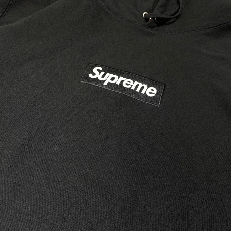 【中古品】【メンズ】 Supreme シュプリーム BOX LOGO HOODED SWEATSHIRT ボックス ロゴ フーディ スウェットシャツ トップス プルオーバーパーカー 149-260920-ko-08-teih サイズ：L カラー：ブラック 万代Net店