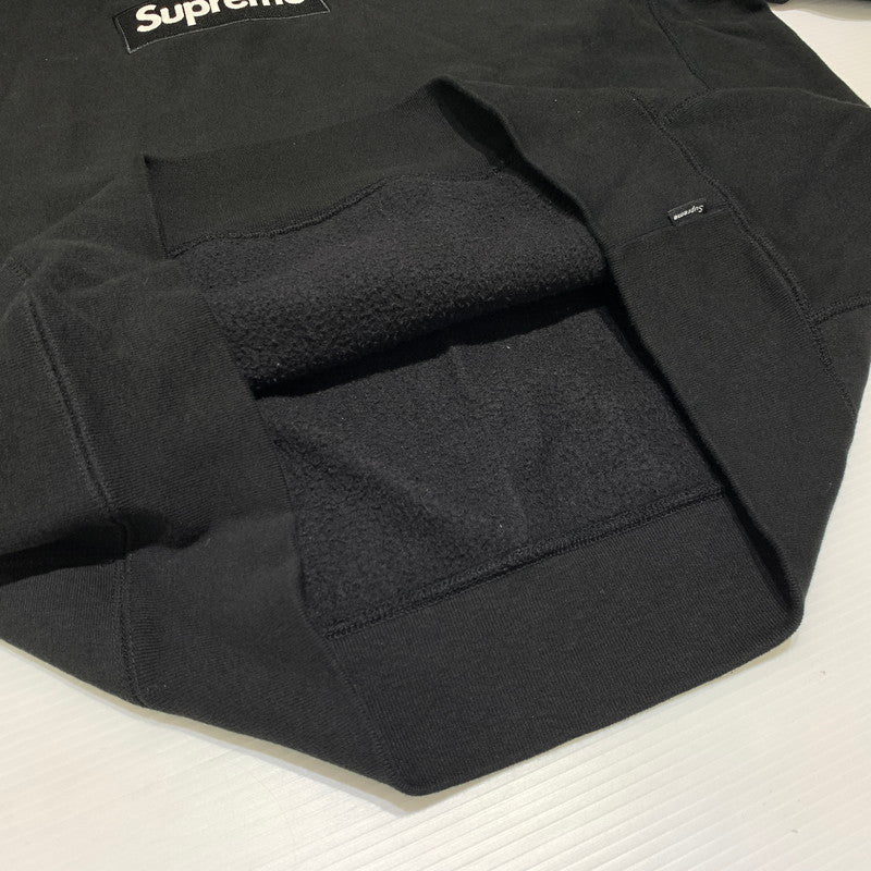 【中古品】【メンズ】 Supreme シュプリーム BOX LOGO HOODED SWEATSHIRT ボックス ロゴ フーディ スウェットシャツ トップス プルオーバーパーカー 149-260920-ko-08-teih サイズ：L カラー：ブラック 万代Net店