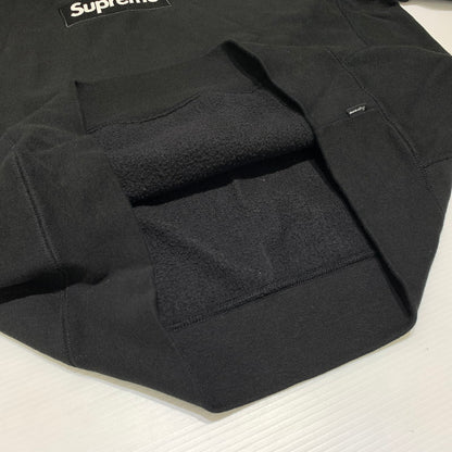 【中古品】【メンズ】 Supreme シュプリーム BOX LOGO HOODED SWEATSHIRT ボックス ロゴ フーディ スウェットシャツ トップス プルオーバーパーカー 149-260920-ko-08-teih サイズ：L カラー：ブラック 万代Net店