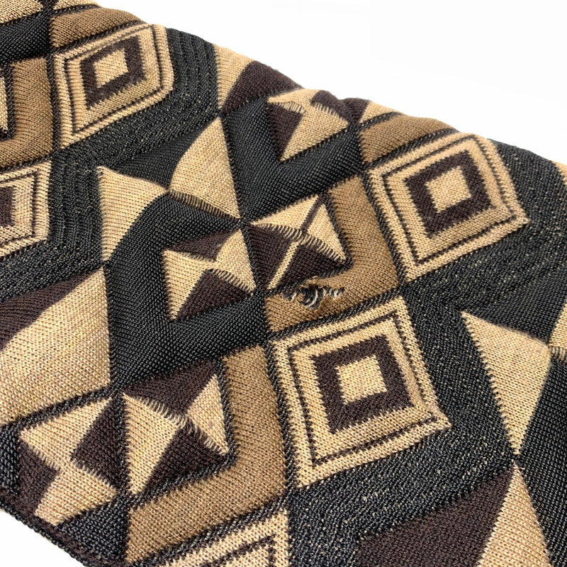【中古品】【メンズ】 GIANNI VERSACE ジャンニ・ヴェルサーチ KNIT BLOUSON ニット ブルゾン ライトアウター フルジップジャケット 141-260920-ko-15-teih サイズ：48 カラー：総柄 万代Net店