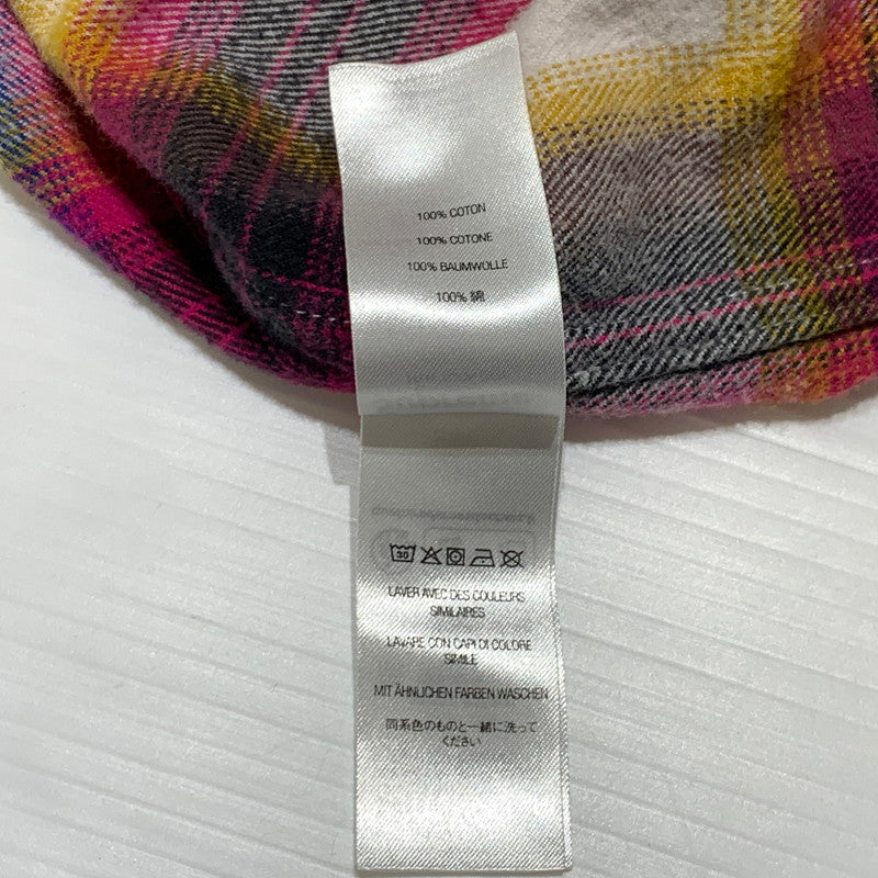 【中古品】【メンズ】 Supreme シュプリーム SHADOW PLAID FLANNEL ZIP UP SHIRT シャドープレイド フランネル ジップアップシャツ 長袖 トップス ネルシャツ 149-260920-ko-17-teih サイズ：L カラー：チェック 万代Net店