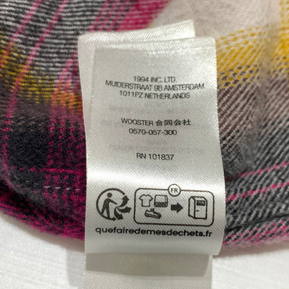 【中古品】【メンズ】 Supreme シュプリーム SHADOW PLAID FLANNEL ZIP UP SHIRT シャドープレイド フランネル ジップアップシャツ 長袖 トップス ネルシャツ 149-260920-ko-17-teih サイズ：L カラー：チェック 万代Net店