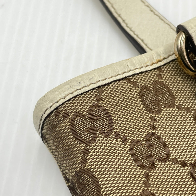 【中古品】【メンズ】 GUCCI グッチ CAMPUS MINI TOTE BAG 153361 203998 キャンパス ミニトートバッグ カバン GG 188-260922-sa-21-teih カラー：ベージュ系 万代Net店
