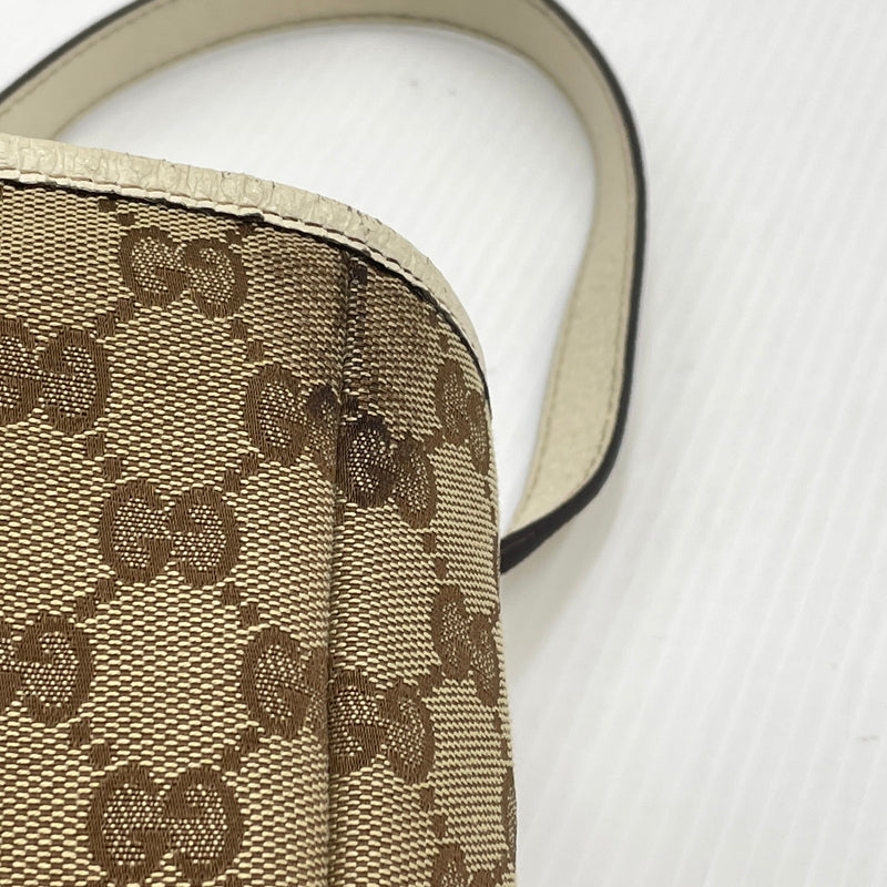 【中古品】【メンズ】 GUCCI グッチ CAMPUS MINI TOTE BAG 153361 203998 キャンパス ミニトートバッグ カバン GG 188-260922-sa-21-teih カラー：ベージュ系 万代Net店