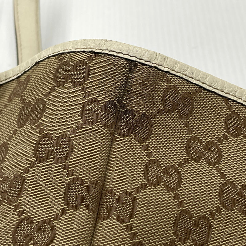 【中古品】【メンズ】 GUCCI グッチ CAMPUS MINI TOTE BAG 153361 203998 キャンパス ミニトートバッグ カバン GG 188-260922-sa-21-teih カラー：ベージュ系 万代Net店