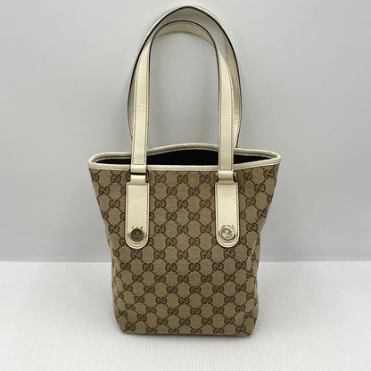 【中古品】【メンズ】 GUCCI グッチ CAMPUS MINI TOTE BAG 153361 203998 キャンパス ミニトートバッグ カバン GG 188-260922-sa-21-teih カラー：ベージュ系 万代Net店