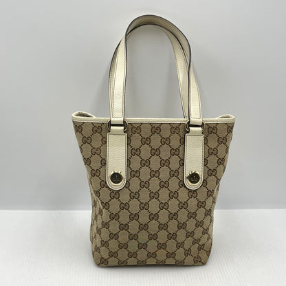 【中古品】【メンズ】 GUCCI グッチ CAMPUS MINI TOTE BAG 153361 203998 キャンパス ミニトートバッグ カバン GG 188-260922-sa-21-teih カラー：ベージュ系 万代Net店