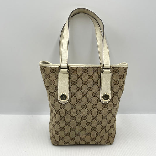 【中古品】【メンズ】 GUCCI グッチ CAMPUS MINI TOTE BAG 153361 203998 キャンパス ミニトートバッグ カバン GG 188-260922-sa-21-teih カラー：ベージュ系 万代Net店