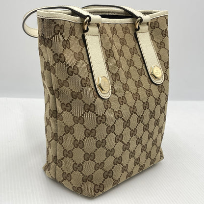 【中古品】【メンズ】 GUCCI グッチ CAMPUS MINI TOTE BAG 153361 203998 キャンパス ミニトートバッグ カバン GG 188-260922-sa-21-teih カラー：ベージュ系 万代Net店