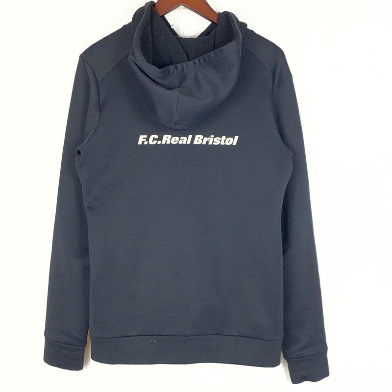 【中古品】【メンズ】 F.C.R.B エフ シー アール ビー STRETCH FLEECE HOODIE FCRB-252031 ストレッチ フリース フーディー 長袖 トップス 142-260922-sa-16-teih サイズ：S カラー：ブラック 万代Net店