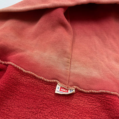 【現状渡し品】【メンズ】 HANES ヘインズ 60’s VINTAGE WIND SHIELD HOODIE 60年代 ヴィンテージ ウィンド シールド フーディ トップス ジップアップパーカー 145-260922-sa-13-teih サイズ：S カラー：レッド 万代Net店