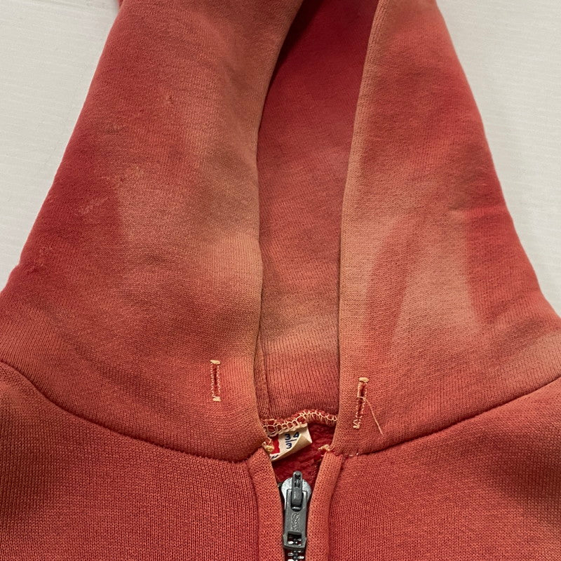 【現状渡し品】【メンズ】 HANES ヘインズ 60’s VINTAGE WIND SHIELD HOODIE 60年代 ヴィンテージ ウィンド シールド フーディ トップス ジップアップパーカー 145-260922-sa-13-teih サイズ：S カラー：レッド 万代Net店