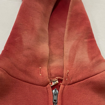 【現状渡し品】【メンズ】 HANES ヘインズ 60’s VINTAGE WIND SHIELD HOODIE 60年代 ヴィンテージ ウィンド シールド フーディ トップス ジップアップパーカー 145-260922-sa-13-teih サイズ：S カラー：レッド 万代Net店