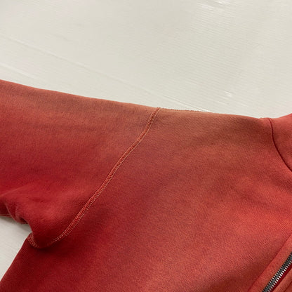 【現状渡し品】【メンズ】 HANES ヘインズ 60’s VINTAGE WIND SHIELD HOODIE 60年代 ヴィンテージ ウィンド シールド フーディ トップス ジップアップパーカー 145-260922-sa-13-teih サイズ：S カラー：レッド 万代Net店