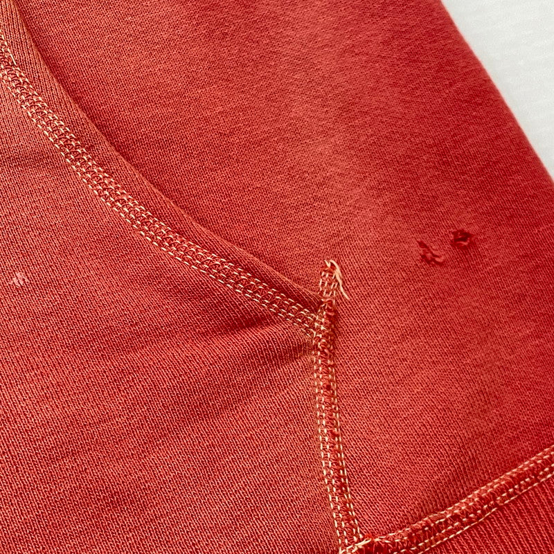 【現状渡し品】【メンズ】 HANES ヘインズ 60’s VINTAGE WIND SHIELD HOODIE 60年代 ヴィンテージ ウィンド シールド フーディ トップス ジップアップパーカー 145-260922-sa-13-teih サイズ：S カラー：レッド 万代Net店