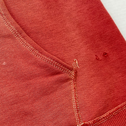 【現状渡し品】【メンズ】 HANES ヘインズ 60’s VINTAGE WIND SHIELD HOODIE 60年代 ヴィンテージ ウィンド シールド フーディ トップス ジップアップパーカー 145-260922-sa-13-teih サイズ：S カラー：レッド 万代Net店