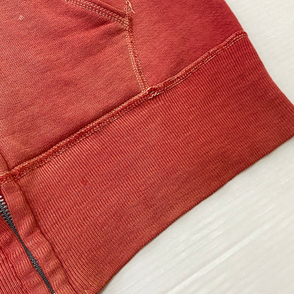 【現状渡し品】【メンズ】 HANES ヘインズ 60’s VINTAGE WIND SHIELD HOODIE 60年代 ヴィンテージ ウィンド シールド フーディ トップス ジップアップパーカー 145-260922-sa-13-teih サイズ：S カラー：レッド 万代Net店