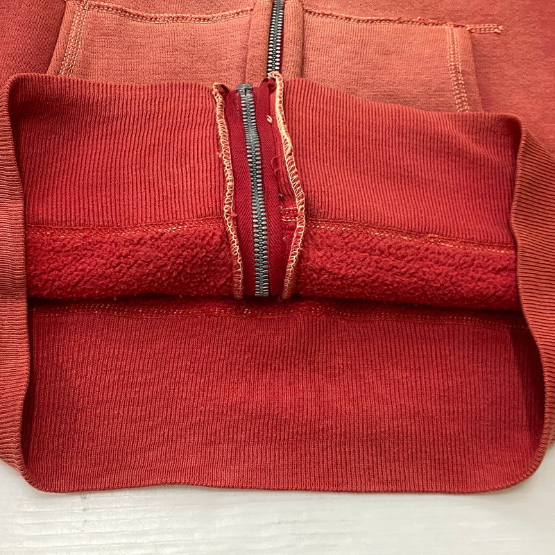 【現状渡し品】【メンズ】 HANES ヘインズ 60’s VINTAGE WIND SHIELD HOODIE 60年代 ヴィンテージ ウィンド シールド フーディ トップス ジップアップパーカー 145-260922-sa-13-teih サイズ：S カラー：レッド 万代Net店