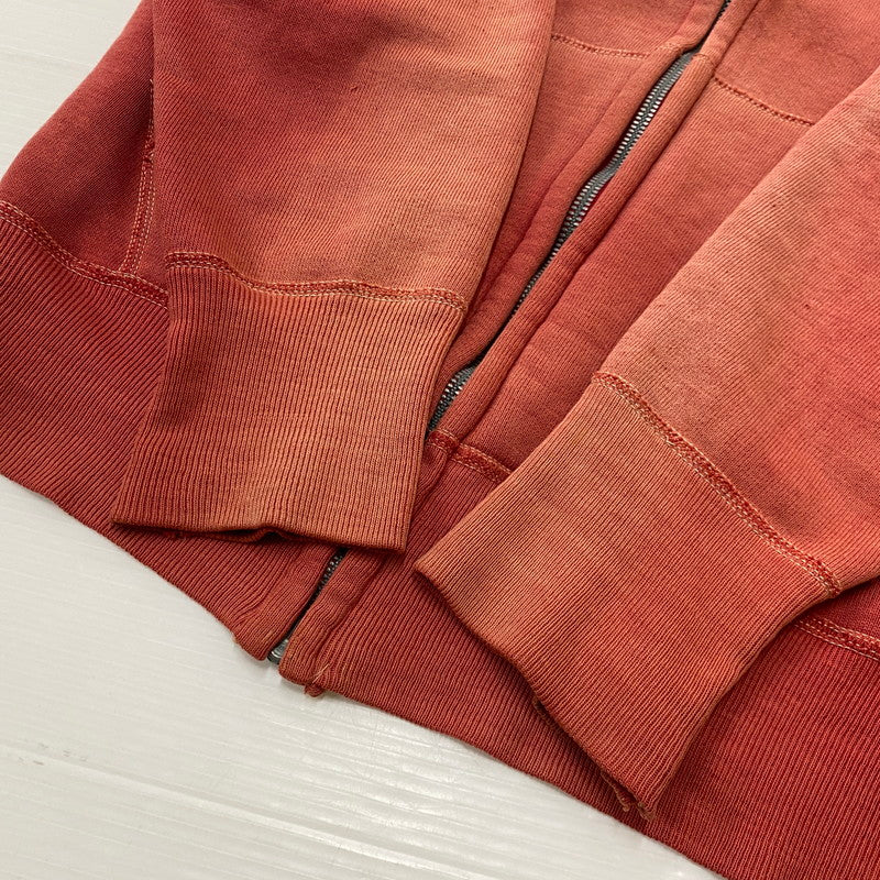 【現状渡し品】【メンズ】 HANES ヘインズ 60’s VINTAGE WIND SHIELD HOODIE 60年代 ヴィンテージ ウィンド シールド フーディ トップス ジップアップパーカー 145-260922-sa-13-teih サイズ：S カラー：レッド 万代Net店