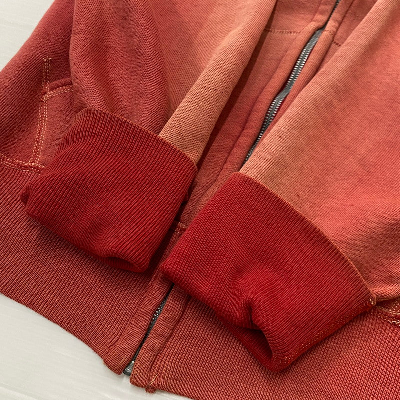 【現状渡し品】【メンズ】 HANES ヘインズ 60’s VINTAGE WIND SHIELD HOODIE 60年代 ヴィンテージ ウィンド シールド フーディ トップス ジップアップパーカー 145-260922-sa-13-teih サイズ：S カラー：レッド 万代Net店